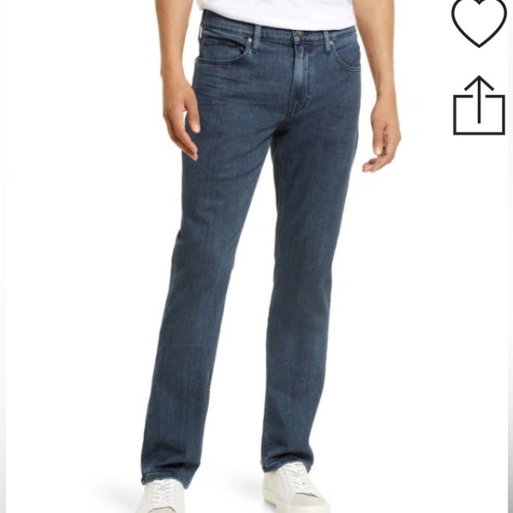 PAIGE Men’s Federal Denim Jeans Slim Straight Leg Jashua Wash Size 31 x 29